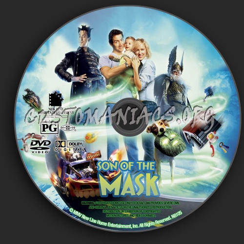 Son of the Mask dvd label