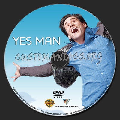 Yes Man dvd label