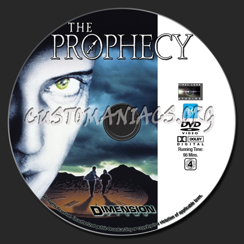 The Prophecy dvd label