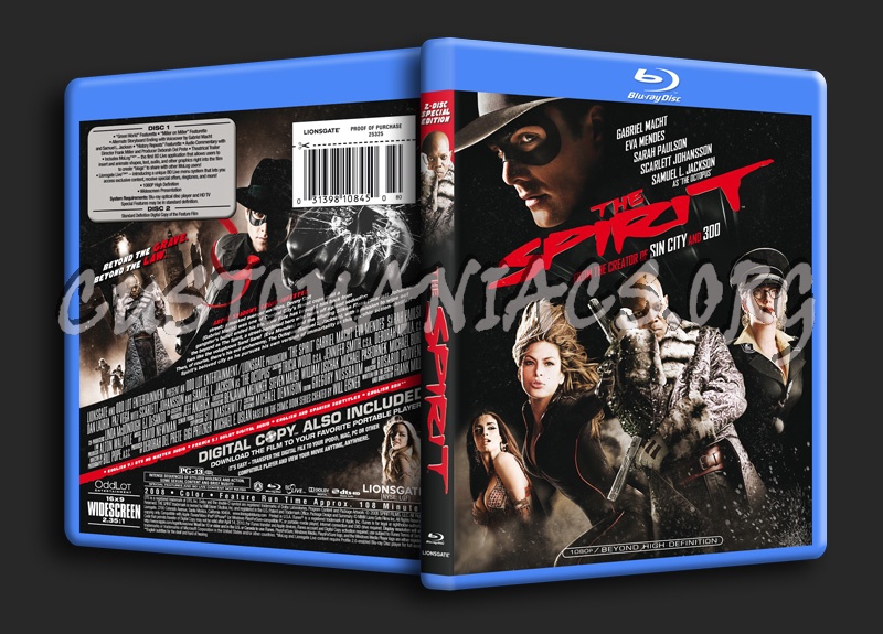 The Spirit blu-ray cover