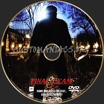 Final Exam dvd label