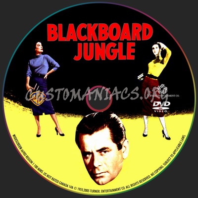 Blackboard Jungle dvd label