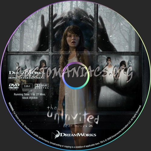 The Uninvited dvd label