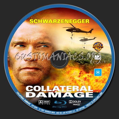 Collateral Damage blu-ray label