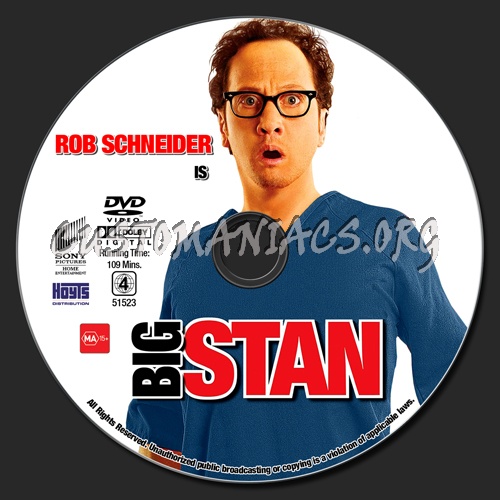 Big Stan dvd label