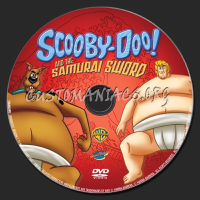 Scooby-Doo! And The Samurai Sword dvd label