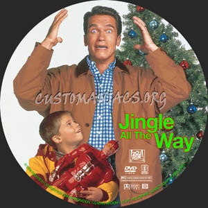 Jingle All the Way dvd label