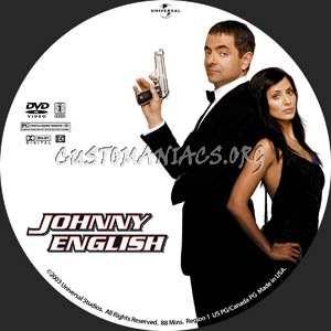 Johnny English dvd label