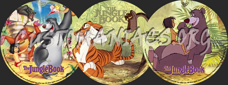 The Jungle Book dvd label