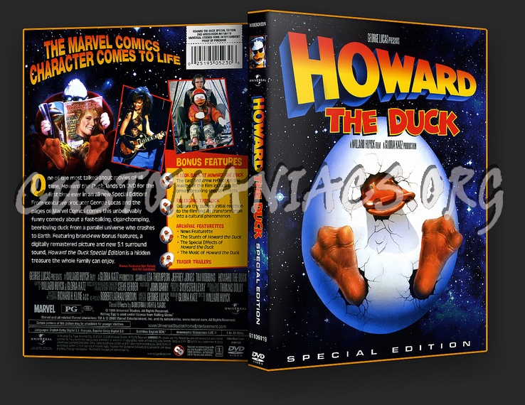 Howard the Duck dvd cover