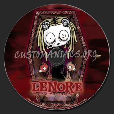 Lenore dvd label