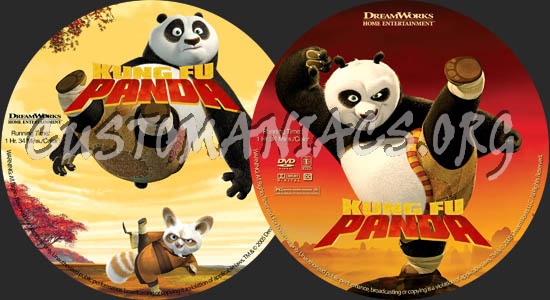 Kung Fu Panda dvd label