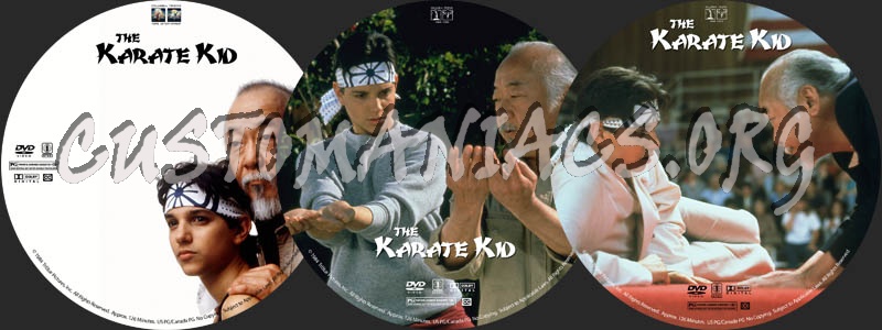 The Karate Kid dvd label