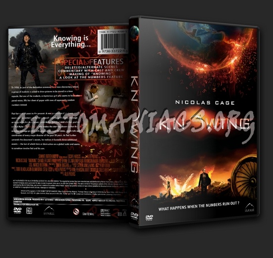 Knowing dvd cover