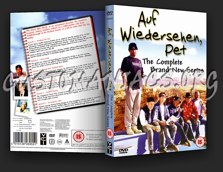 Auf Wiedersehen Pet Series 3 dvd cover