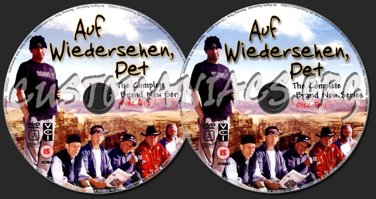 Auf Wiedersehen Pet Series 3 dvd label