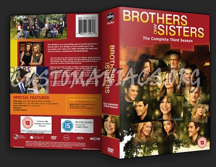 Brothers & Sisters Season 3 dvd cover
