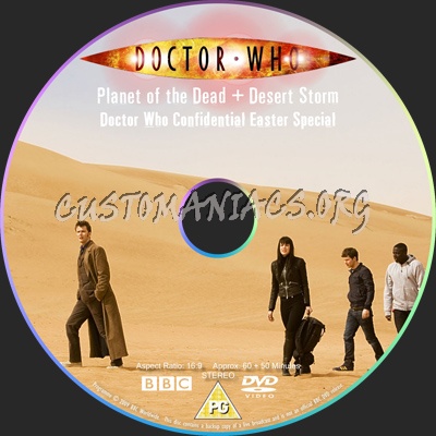 Doctor Who: Planet of the Dead dvd label