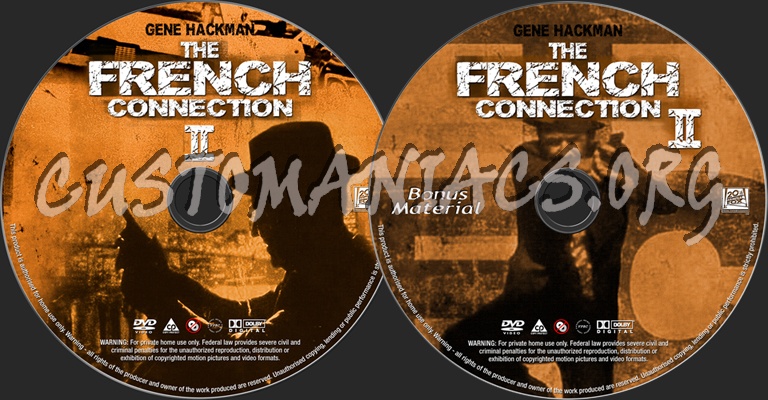 The French Connection II dvd label
