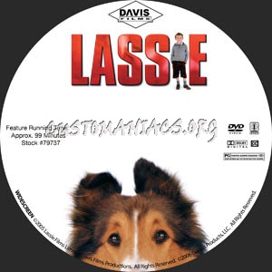 Lassie dvd label