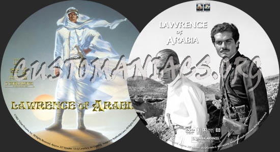 Lawrence of Arabia dvd label