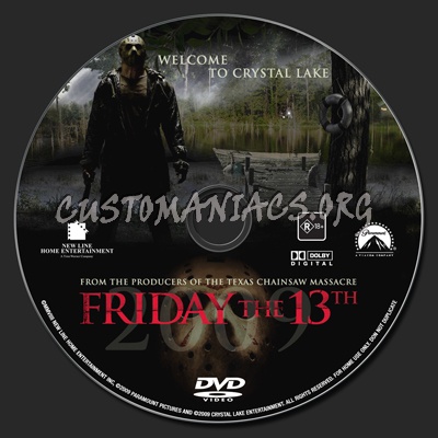 Friday the 13th (2009) dvd label