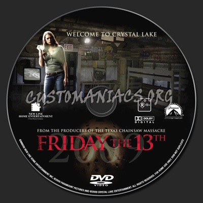 Friday the 13th (2009) dvd label