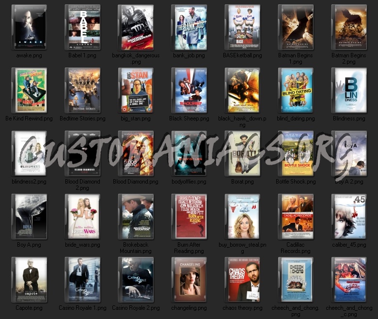 Miscellaneous Movie Folder icons 