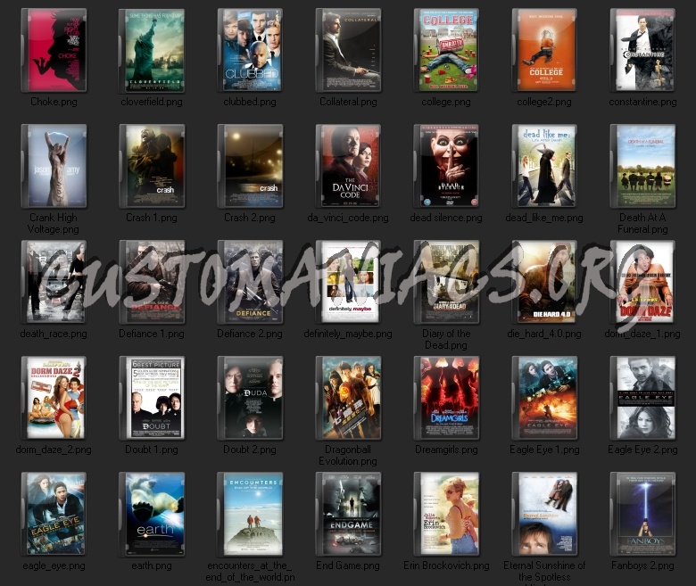 Miscellaneous Movie Folder icons 