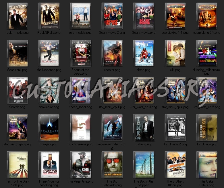 Miscellaneous Movie Folder icons 