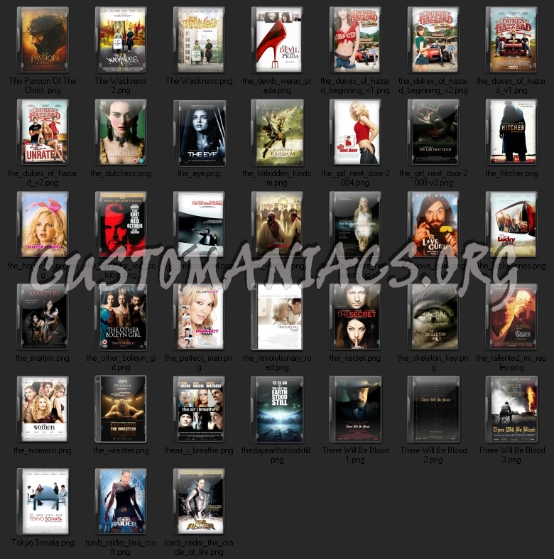 Miscellaneous Movie Folder icons 