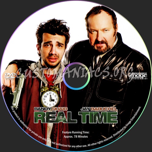 Real Time dvd label