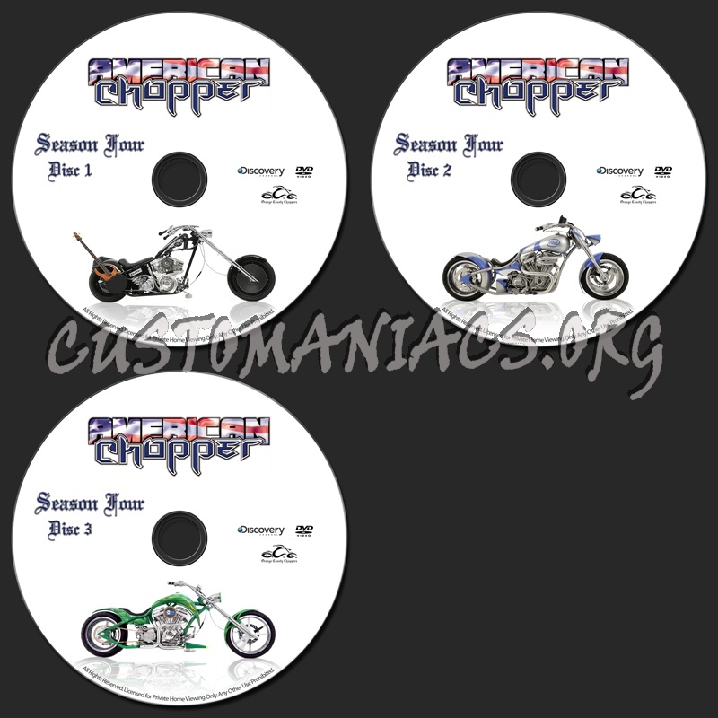 American Chopper Season 4 dvd label
