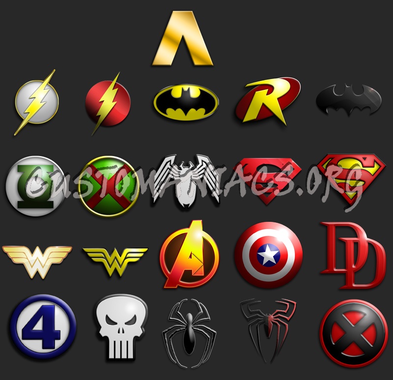 SuperHero logos 