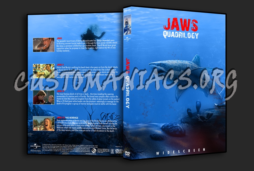 Jaws Quadrilogy dvd cover