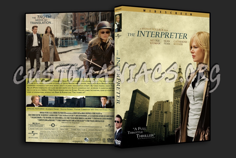 The Interpreter dvd cover