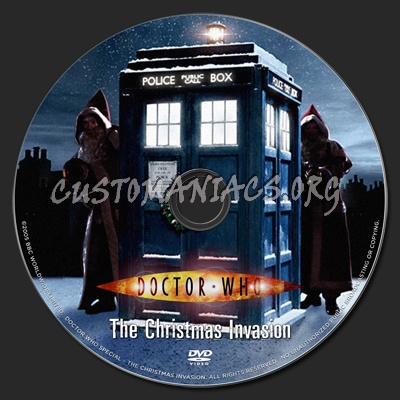 Doctor Who The Christmas Invasion dvd label