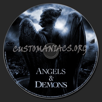 Angels & Demons dvd label