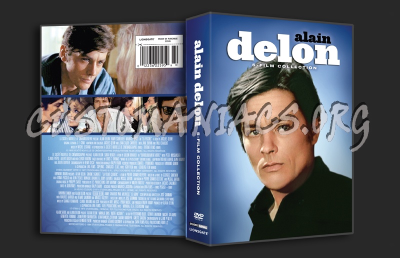 Alain Delon 5 Film Collection dvd cover