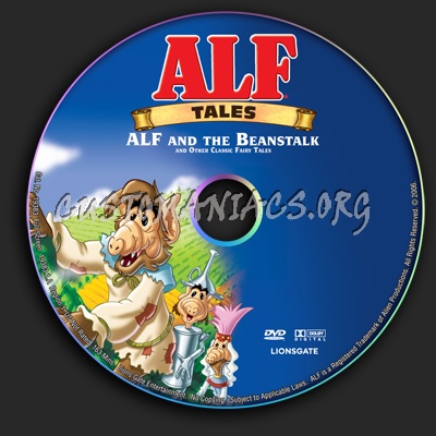 Alf Tales Alf and the Beanstalk dvd label