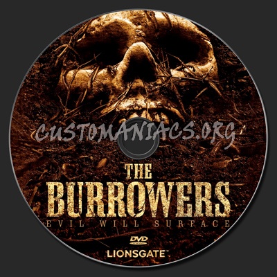 The Burrowers dvd label