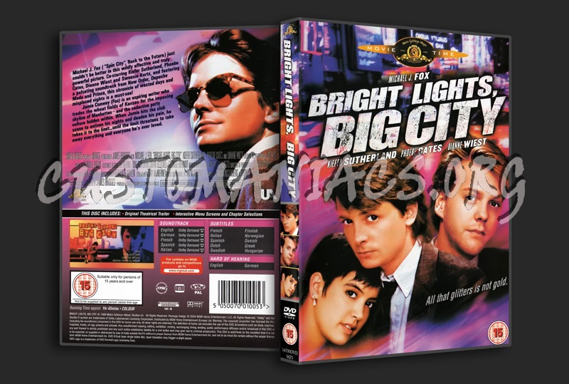 Bright Lights, Big City dvd cover