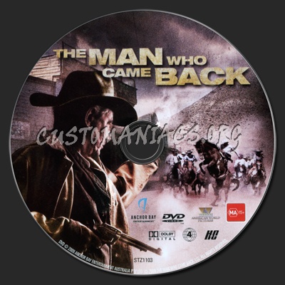 The Man Who Came Back dvd label