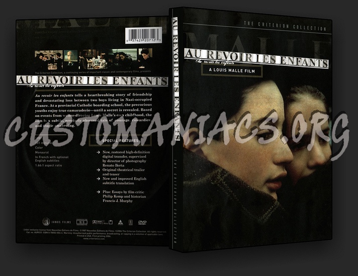 330 - Au Revoir Les Enfants dvd cover