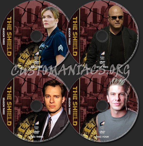 The Shield - TV Collection Season 3 dvd label