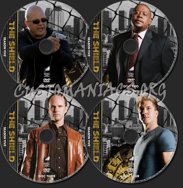 The Shield - TV Collection Season 5 dvd label