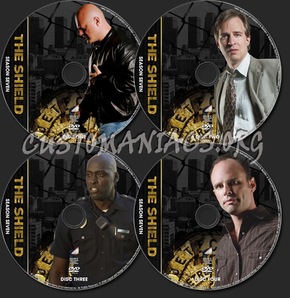 The Shield - TV Collection Season 7 dvd label