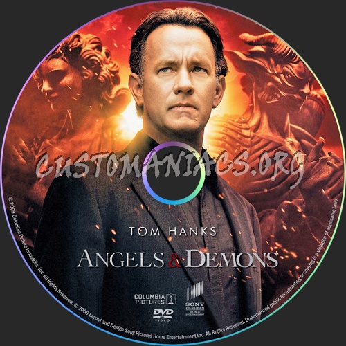 Angels & Demons dvd label