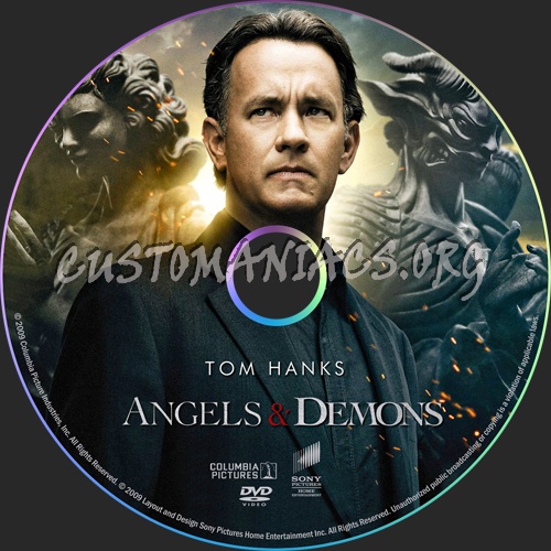 Angels & Demons dvd label