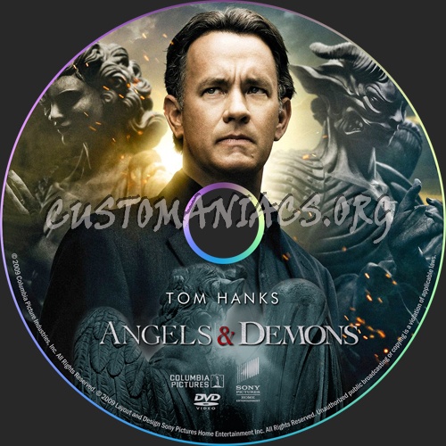 Angels & Demons dvd label